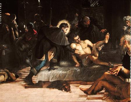 Saint Roch curing the Plague od Tintoretto (eigentl. Jacopo Robusti)