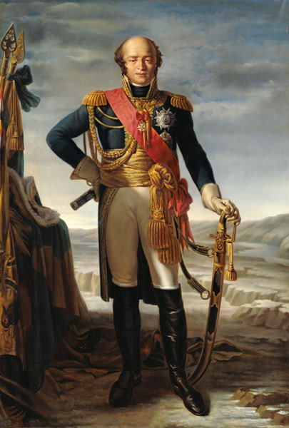 Portrait of Louis Nicolas Davout (1770-1823) Prince of Eckmuhl od Tito Marzocchi de Belluci