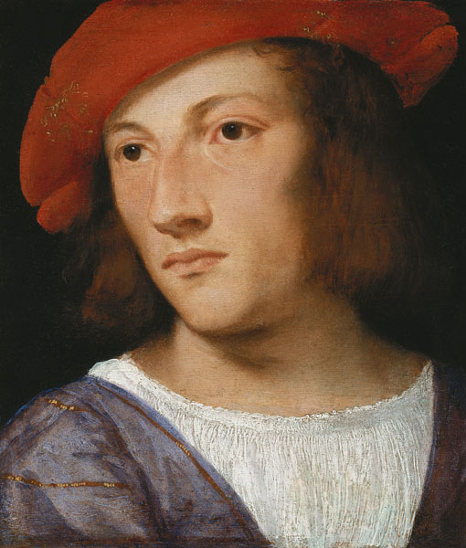 Bildnis eines jungen Mannes od Tizian (ve skutečnosti Tiziano Vercellio)