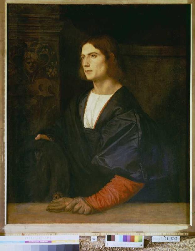 Bildnis eines Jünglings od Tizian (ve skutečnosti Tiziano Vercellio)