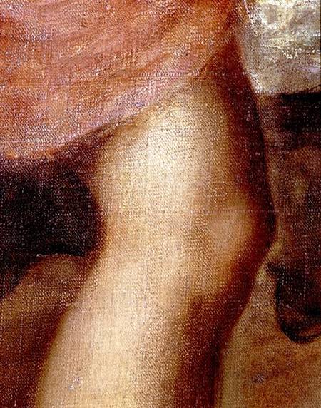 The Death of Actaeon, detail of Diana's knee od Tizian (ve skutečnosti Tiziano Vercellio)
