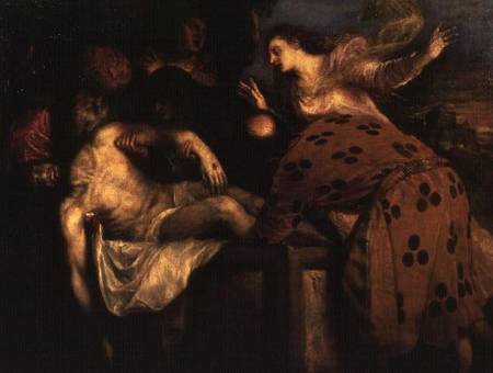 The Entombment of Christ od Tizian (ve skutečnosti Tiziano Vercellio)