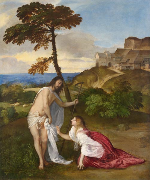 Noli Me Tangere od Tizian (ve skutečnosti Tiziano Vercellio)