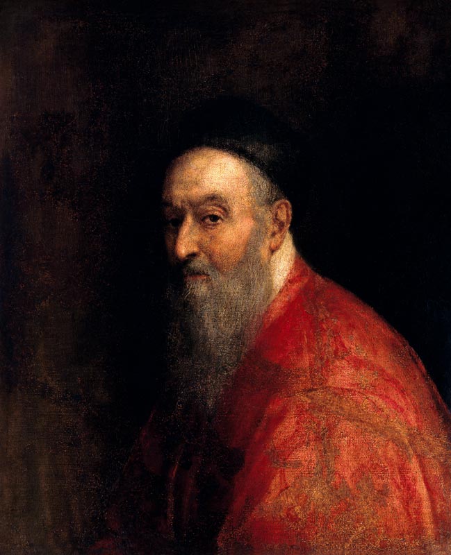 Portrait of a Venetian Senator od Tizian (ve skutečnosti Tiziano Vercellio)