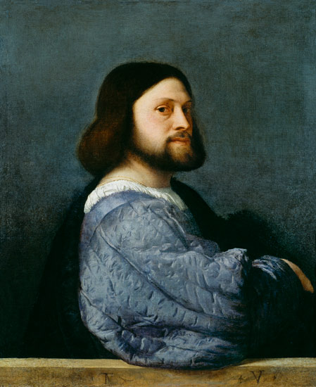 Portrait of a Man od Tizian (ve skutečnosti Tiziano Vercellio)