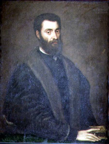 Portrait of Sperone Speroni od Tizian (ve skutečnosti Tiziano Vercellio)
