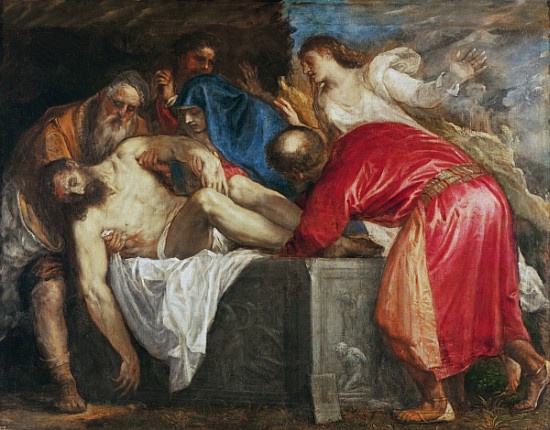 The Entombment of Christ od Tizian (ve skutečnosti Tiziano Vercellio)