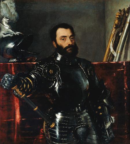 Bildnis des Francesco Maria della Rovere in Rüstung