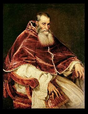 Portrait of Alessandro Farnese (1468-1549) Pope Paul III