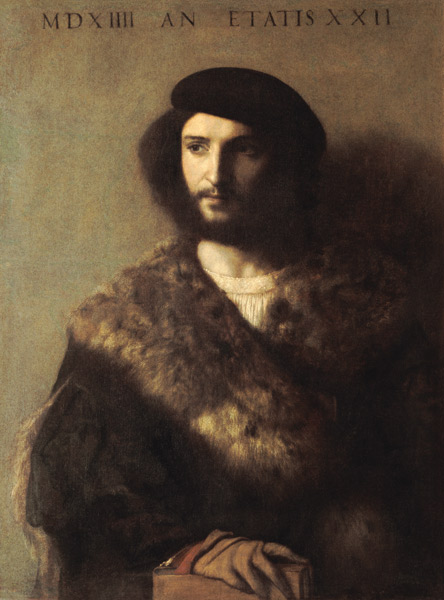 Bildnis eine kranken Mannes im Pelz od Tizian (ve skutečnosti Tiziano Vercellio)