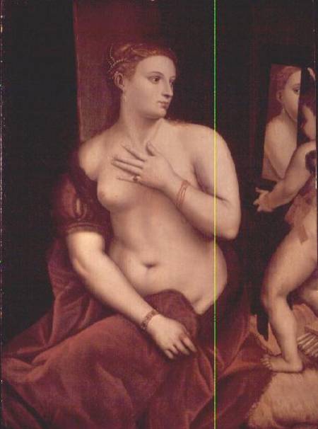 Venus in Front of the Mirror od Tizian (ve skutečnosti Tiziano Vercellio)