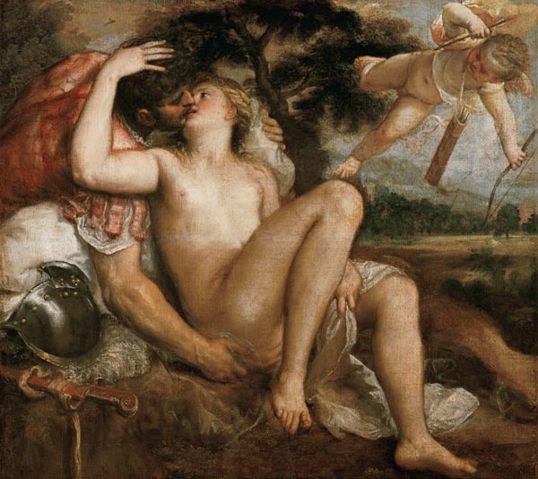 Mars, Venus und Amor od Tizian (Kopie)