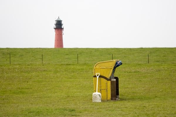 Strandkorb und Leuchtturm od Tobias Ott