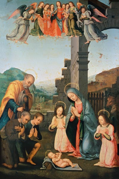 Adoration of the shepherds od Tommaso di Stefano Lunetti