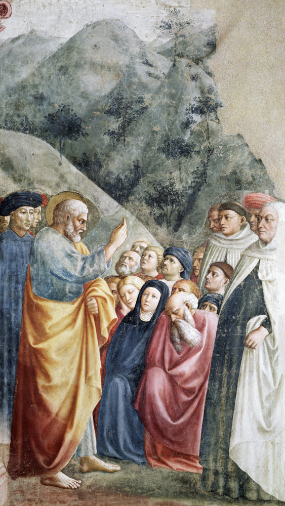 St. Peter Preaching in Jerusalem od Tommaso Masolino da Panicale