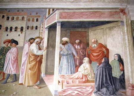 The Resurrection of Tabitha od Tommaso Masolino da Panicale