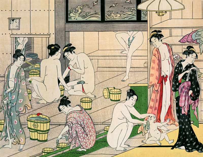 The Bathhouse Women od Torii Kiyonaga