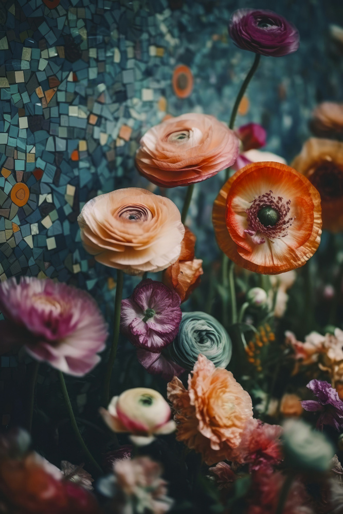 Flowers And Mosaic od Treechild