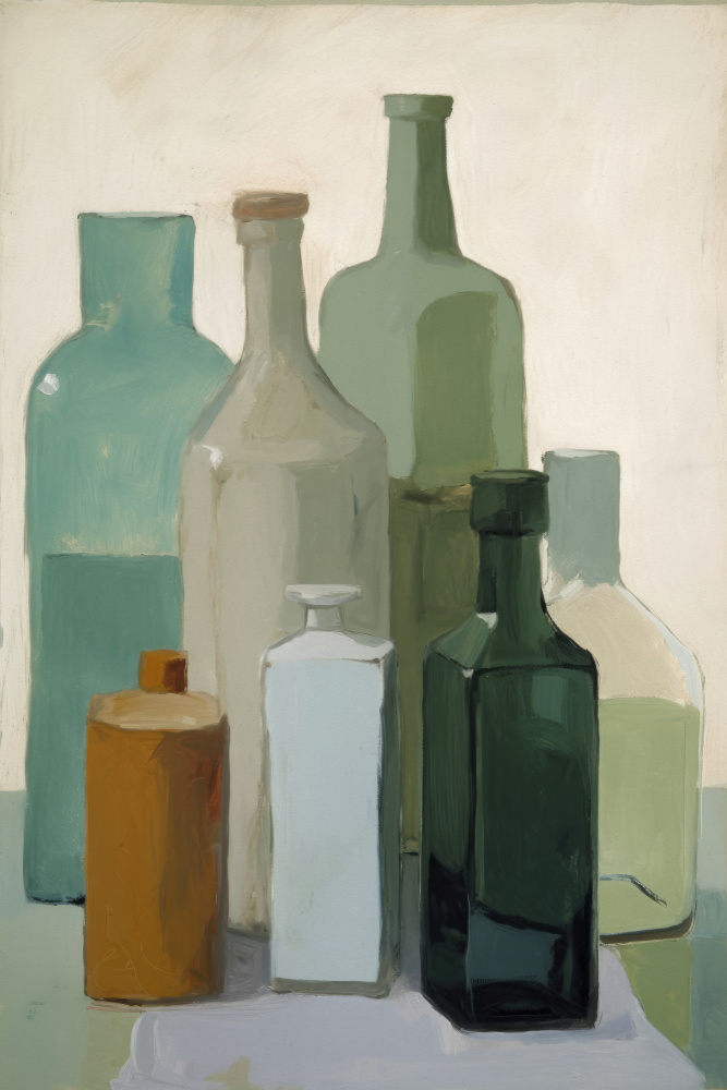 Green Bottles od Treechild