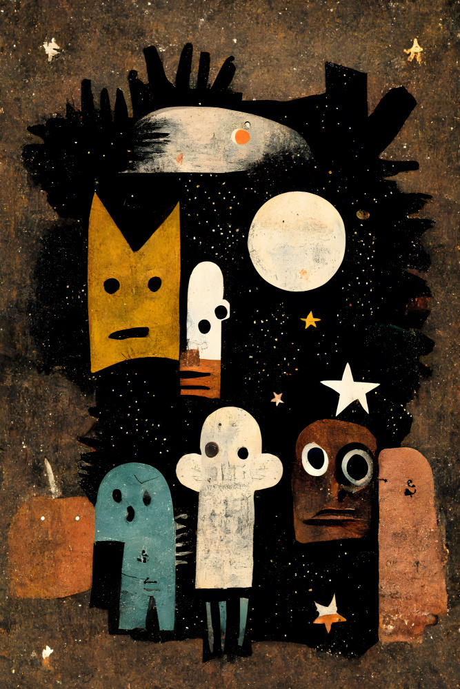 Me And My Spooky Friends od Treechild
