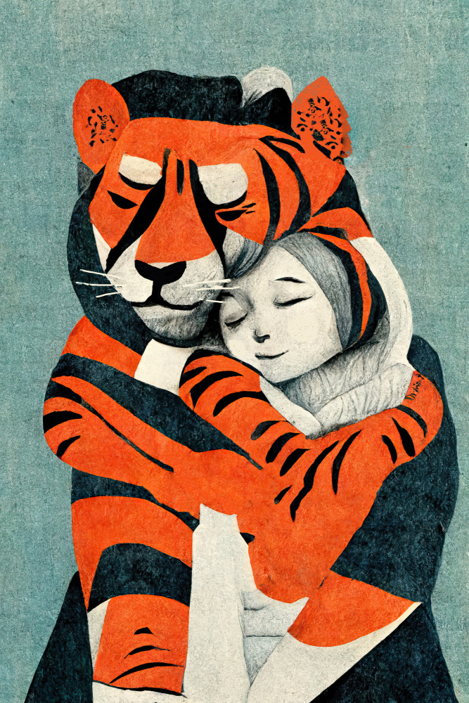 My Tiger And Me od Treechild