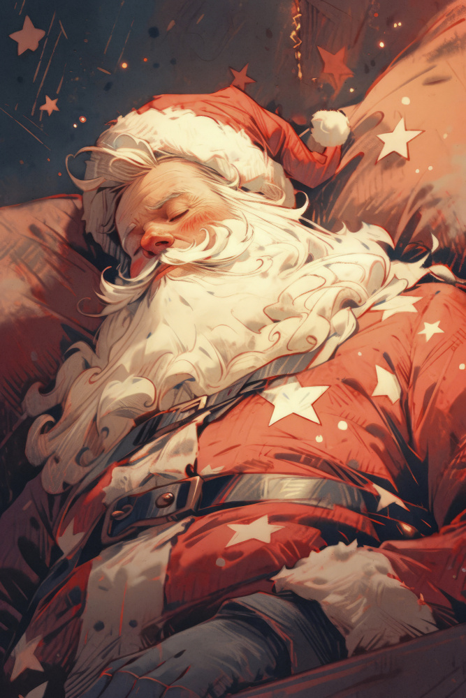 Sleeping Santa od Treechild