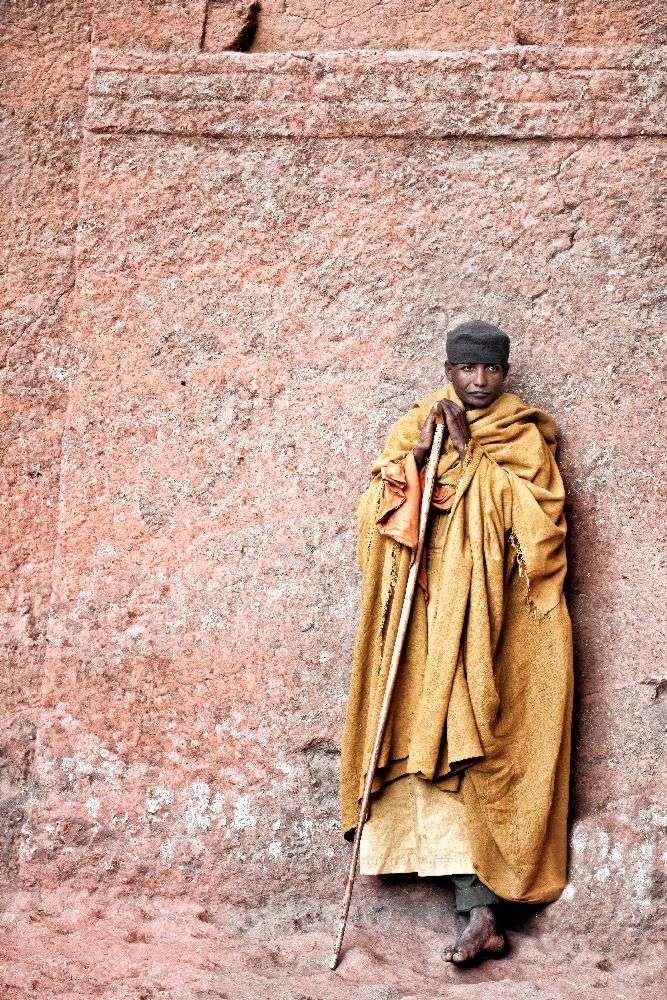 Lalibela monk od Trevor Cole