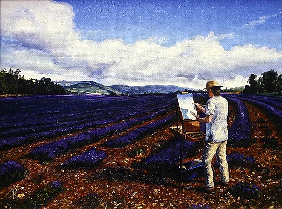 Painter, Vaucluse, Provence, 1998 (oil on canvas)  od Trevor  Neal