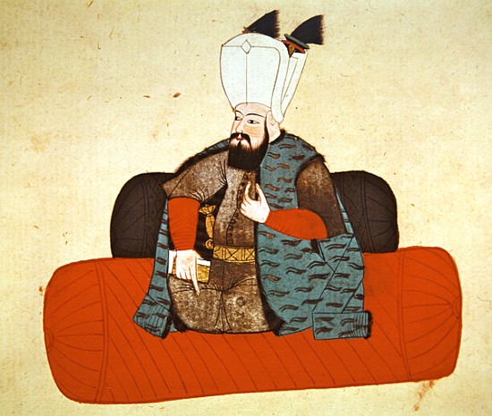 Portrait of Sultan Selim II ''The Destroyer'' od Turkish School