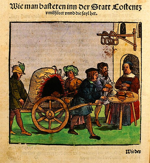 How they made bread at the Council of Constance, from ''Chronik des Konzils von Konstanz'' od Ulrich von Richental
