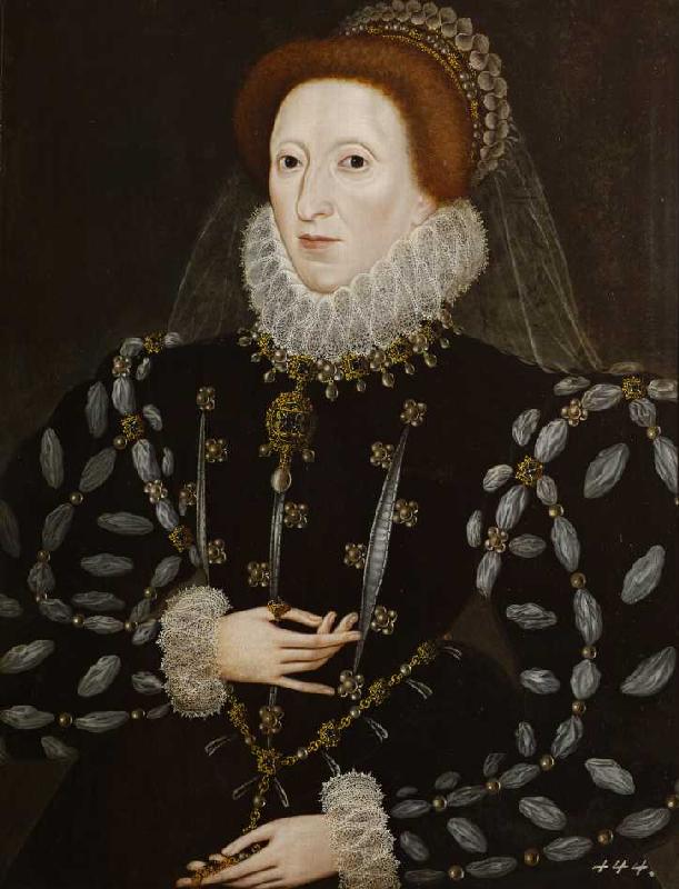 Königin Elisabeth I. von England (1533-1603), Tochter Heinrichs VIII. und Anne B od (um 1900) Anonym