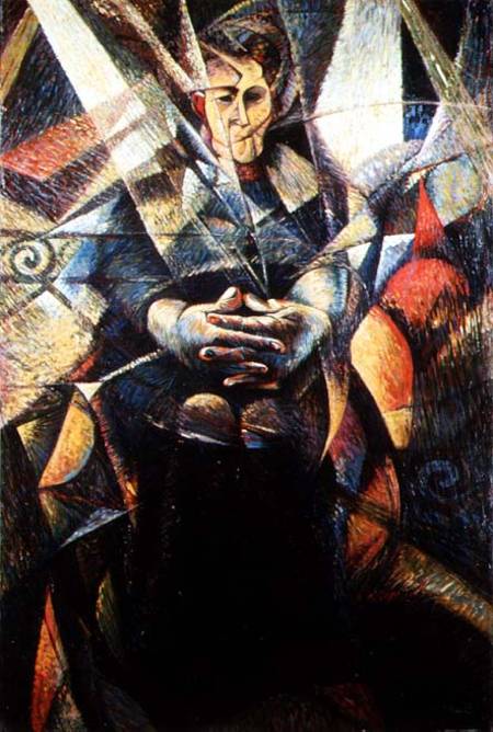 Portrait of a Seated Woman od Umberto Boccioni