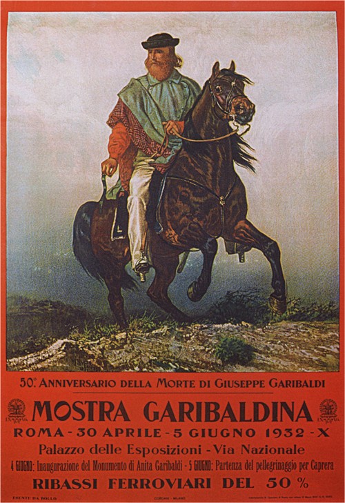 Fiftieth Anniversary of the death of Giuseppe Garibaldi od Unbekannter Künstler
