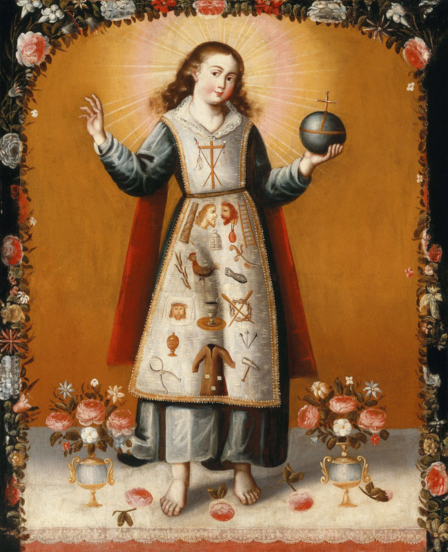 Christ Child with Passion Symbols od Unbekannter Künstler