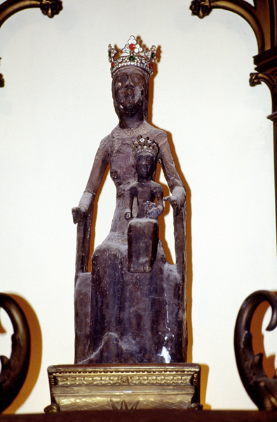 The Black Madonna of Rocamadour (Vierge noire de Rocamadour) od Unbekannter Künstler