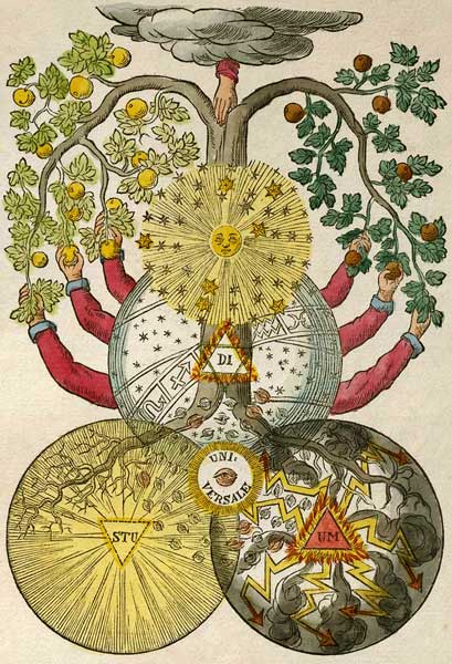 Secret Symbols of the Rosicrucians from the 16th and 17th Centuries od Unbekannter Künstler