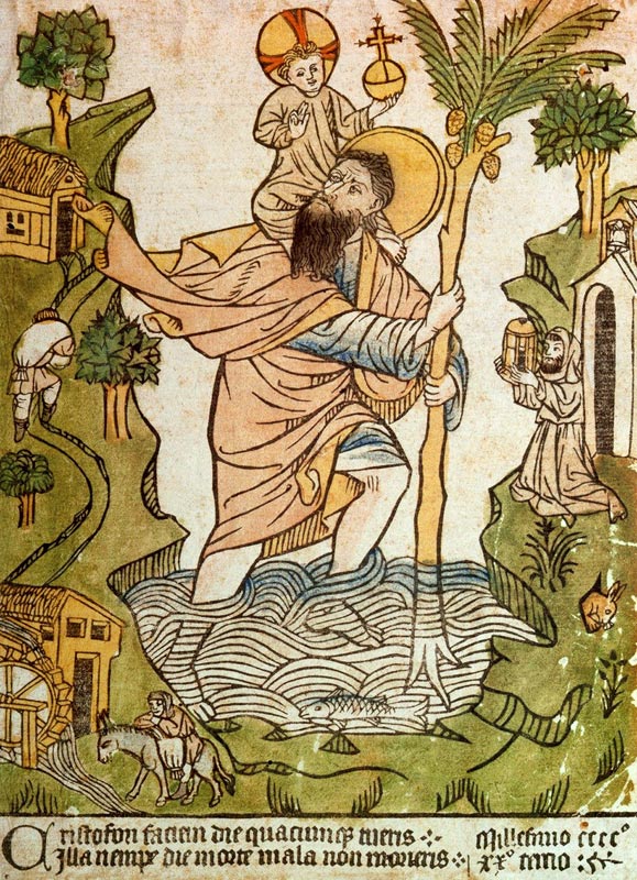 Saint Christopher od Unbekannter Künstler