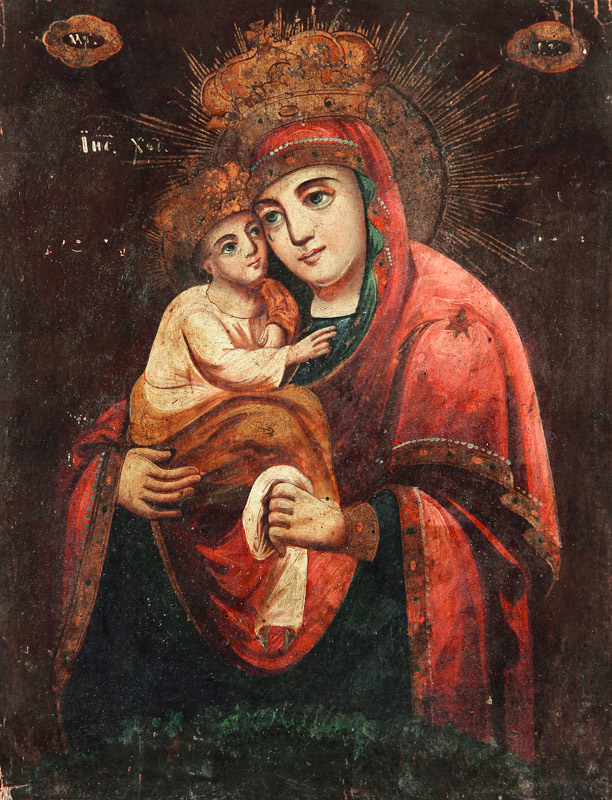 The Mother of God Our Lady of Pochayiv od Unbekannter Künstler