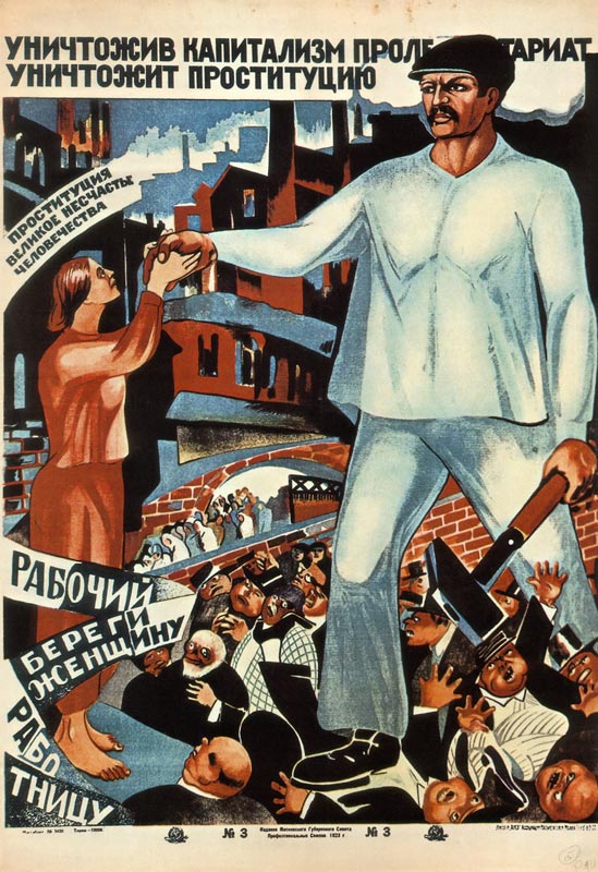 Having destroyed capitalism, the proletariat will abolish prostitution! od Unbekannter Künstler