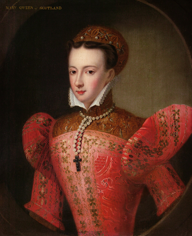 Portrait of Mary Stuart, Queen of Scots od Unbekannter Künstler