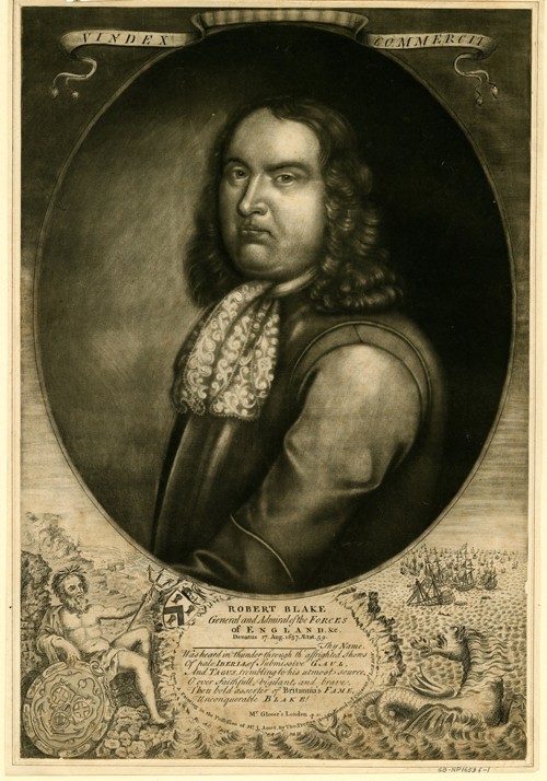 Admiral Robert Blake (1599-1657) od Unbekannter Künstler