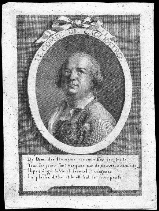 Count Alessandro di Cagliostro (1743-1795) od Unbekannter Künstler