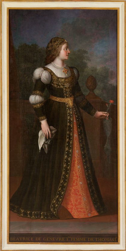 Béatrix of Geneva, wife of Thomas I of Savoy od Unbekannter Künstler