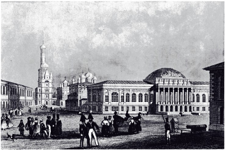 View of the Armory in Moscow od Unbekannter Künstler