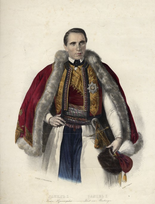 Danilo I (1826-1860), Prince of Montenegro od Unbekannter Künstler
