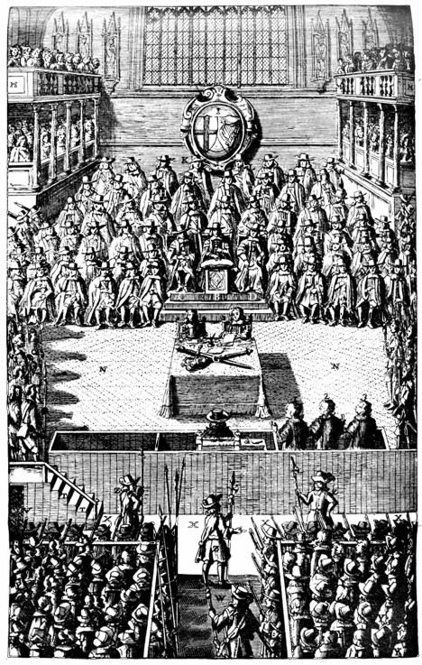 High Court of Justice for the trial of Charles I on January 4, 1649 od Unbekannter Künstler