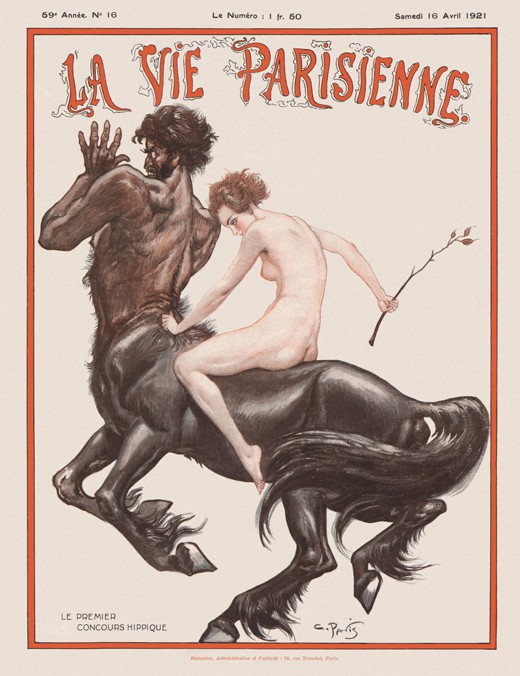 La Vie Parisienne Magazine Cover od Unbekannter Künstler