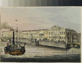The English Embankment in Saint Petersburg (Album of Marie Taglioni)