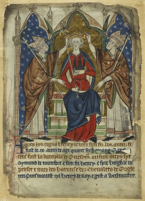 The coronation of King Henry III od Unbekannter Künstler