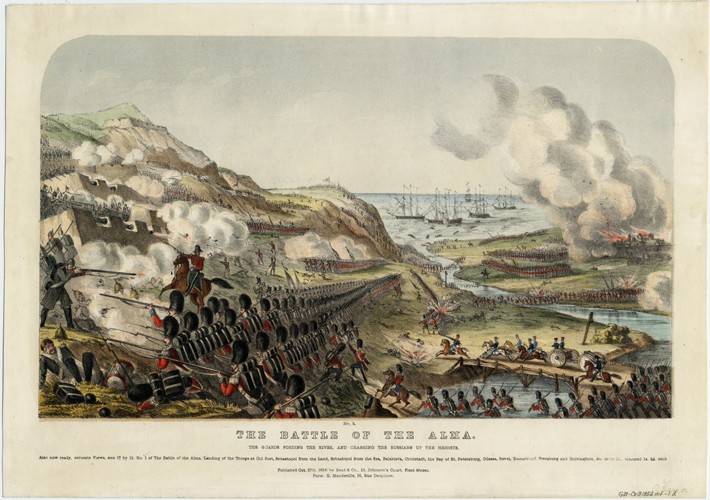 The Battle of the Alma on September 20, 1854 od Unbekannter Künstler